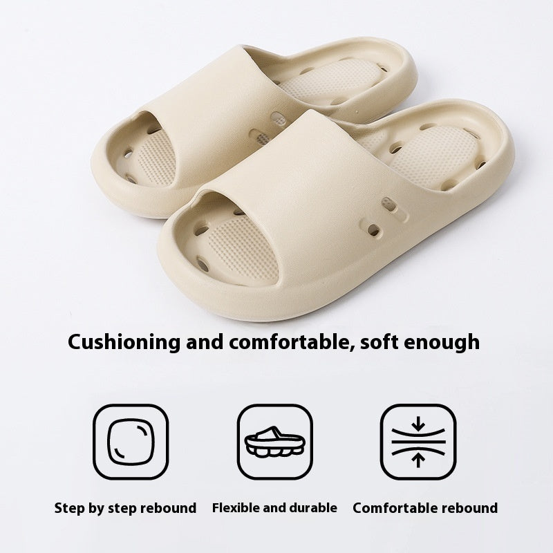 Women's Indoor Non-slip Bath Leaking Bathroom Slippers