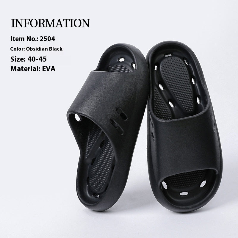 Women's Indoor Non-slip Bath Leaking Bathroom Slippers