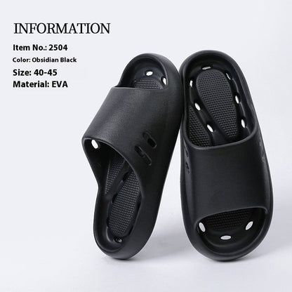 Women's Indoor Non-slip Bath Leaking Bathroom Slippers